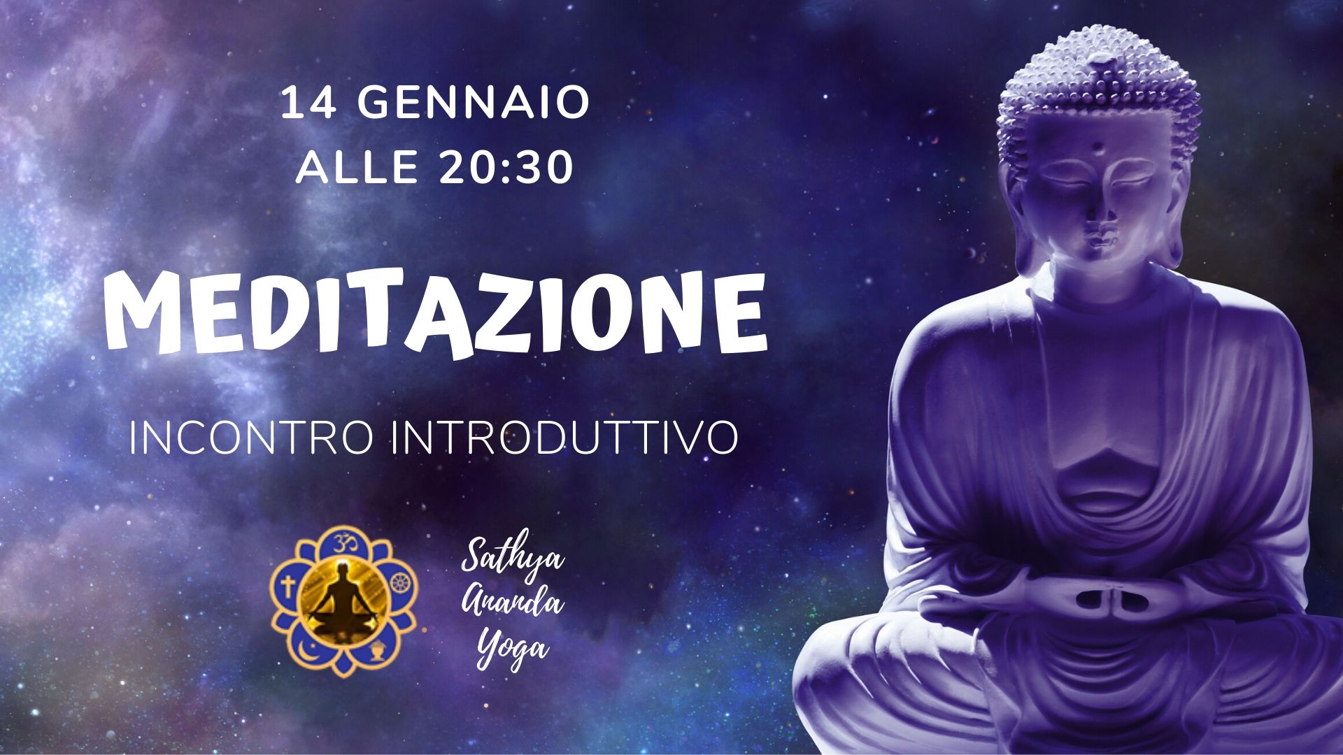 MEDITAZIONE - Incontro introduttivo al corso di meditazione 2020